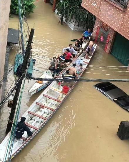 說(shuō)明: 村莊水浸